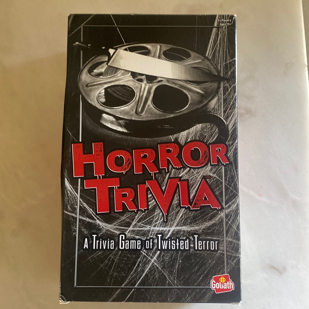 Horror Trivia Card Game - Test Your Knowledge of Horror Pop Culture Facts with 3